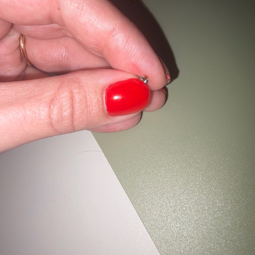 Small Gold Ball Threadless End - image 2